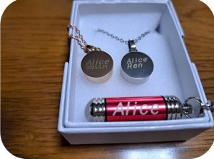 昨年亡くなったRenちゃんも一緒に